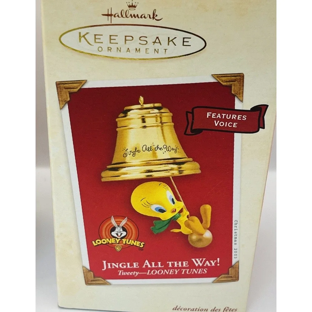 Hallmark Keepsake Looney Tunes Tweety Bird Christmas Ornament Lot of 5